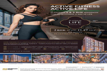 Book 2 BHK at just Rs 1.49 Lacs per month at Platinum Life in Mumbai